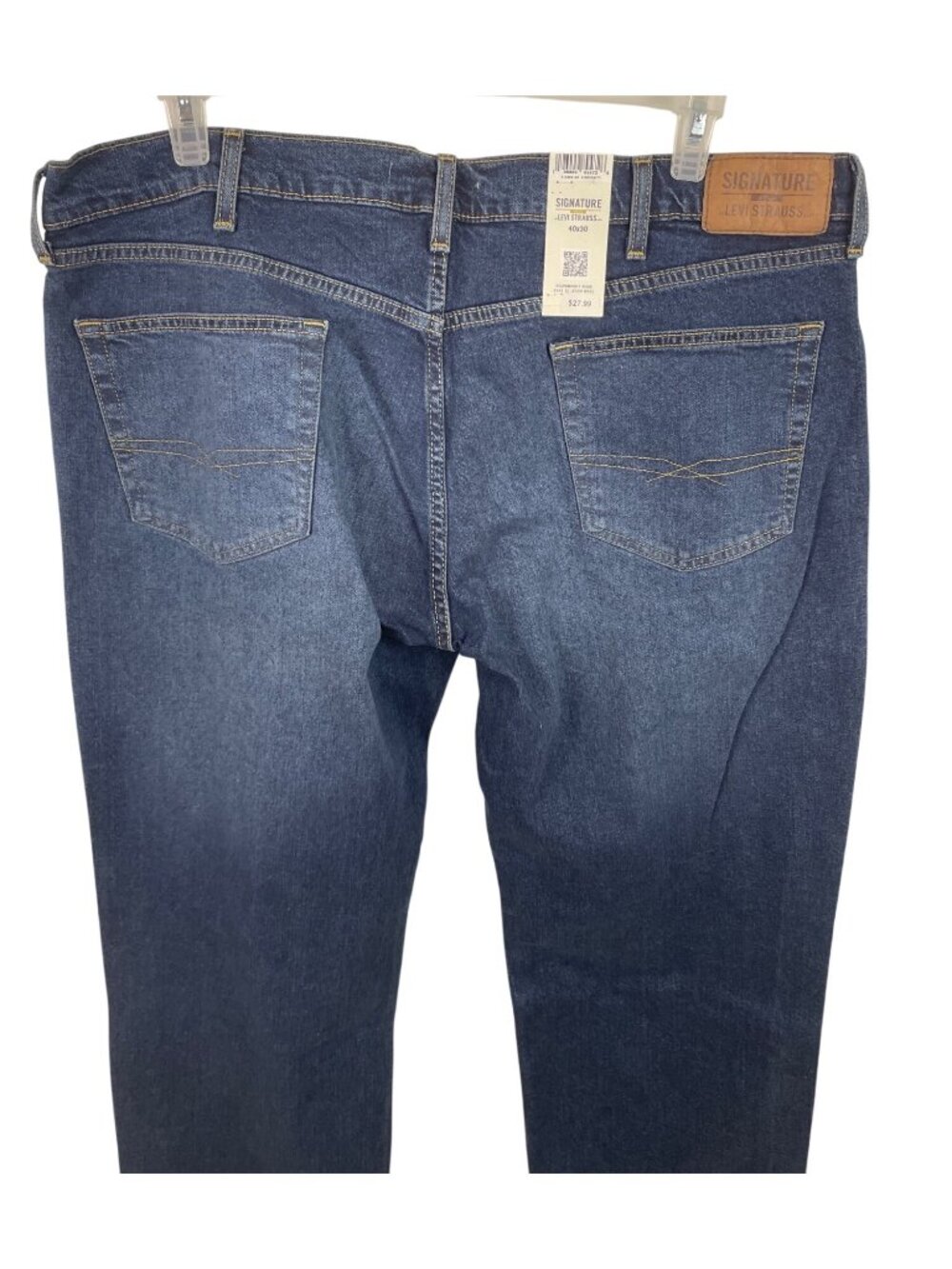 Signature Gold Levis Strauss Mens Size 40x30 Relaxed Denim Jeans - Picture 4 of 10